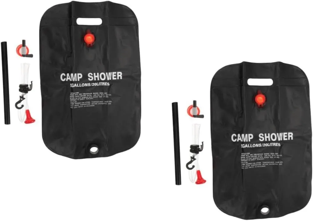 GANAZONO Water Bag Solar Powered Bath Bag Portable Solar Power Bank Camping Shower Bag Travel Backing Shower Bag
