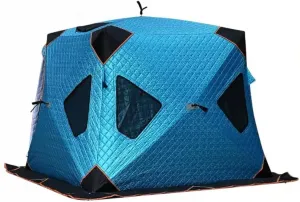 GeRRiT Camping Equipment Winter Fishing Tent Ice Fishing Shelter Thermal Reflective Fabric Three Layer Quilted Insulation Effect