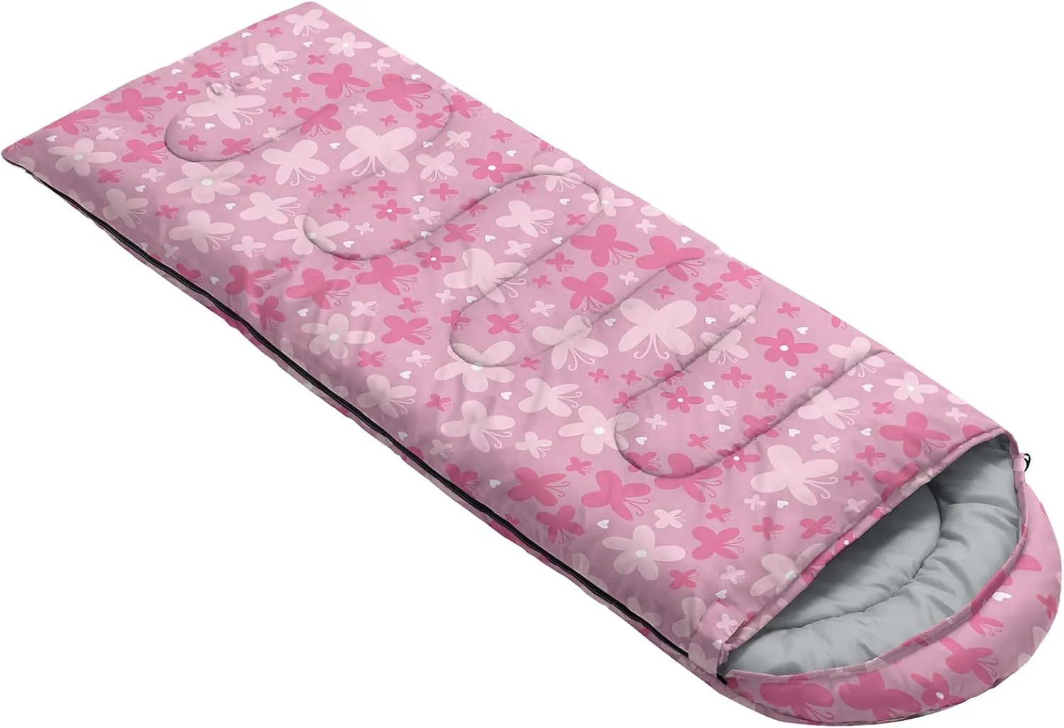 Girls Unicorn Camping Sleeping Bag,Lightweight & Waterproof,3 Season Warm & Cold Weather,Portable,Beautiful Purple Lavender Sleeping Bag for Boys Girls Adults,Traveling,Camping,Hiking
