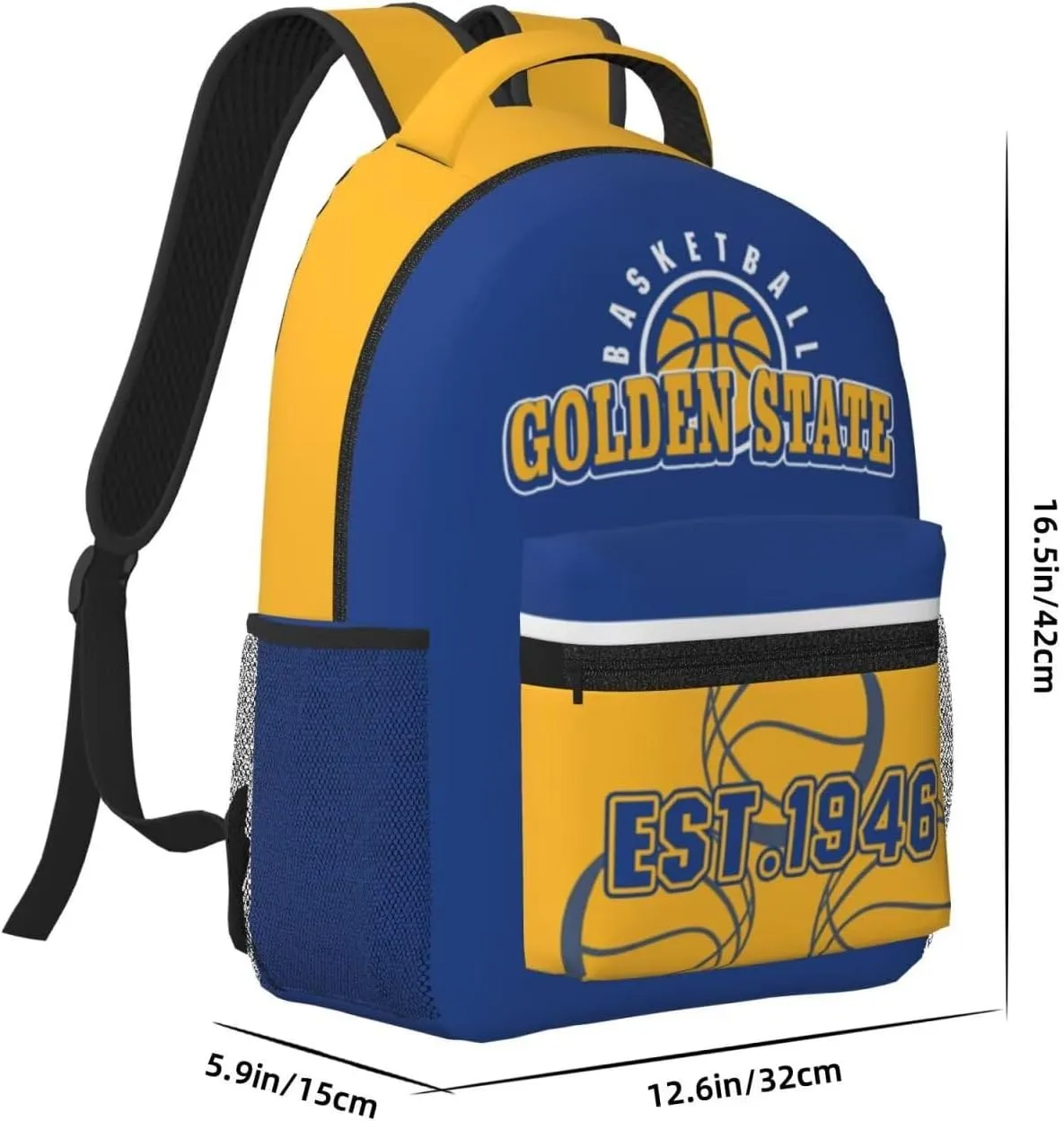 Golden State Backpack for Boys Girls, Sports Backpack,Suitable For School Use,Gift For Men Women Fans