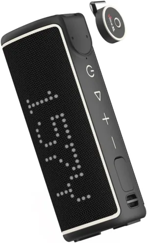 GOLFBUDDY Voice XL Magnetic Golf GPS Speaker - Distances Visible, Rich Sound with 20W Woofer & 10W Tweeter, Clip-on Remote Controller, Attachable to Golf Cart, 10 Hours Battery Life, IPX6 Waterproof
