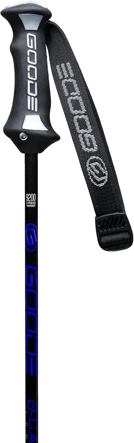 GOODE G Carbon Ski Poles – Ultra-Lightweight & Durable Carbon Fiber – Superior Balance – Shock Absorbing – High-Performance Downhill Ski Poles for Men & Women - Pair