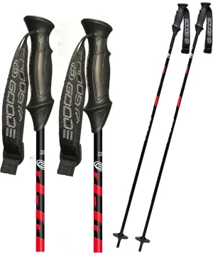 GOODE - G-Max (set of 2) - Our shafts use the shock absorption properties of carbon to enhance your skiing experience - Summit Red / 52"/130cm