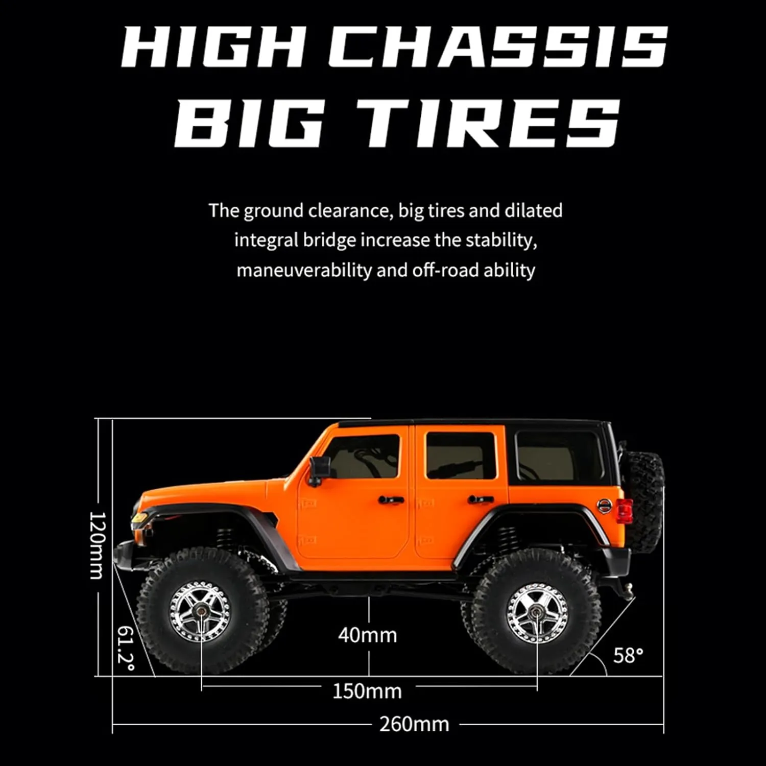 GoolRC RC Crawler 4WD RC Truck, D870 RC Rock Crawler, 1:18 Scale Remote Control Truck, All Terrains Off Road Climbing Car, 2.4GHz Electric Vehicle with LED Light for Adults, Include 3 Batteries (Grey)