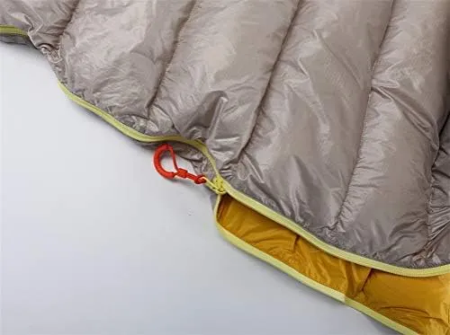 Goose Down Sleeping Bag Outdoor Camp Ultra Dry White Mummy Type Sleeping Gear Water Repellent Down Sleeping Bag