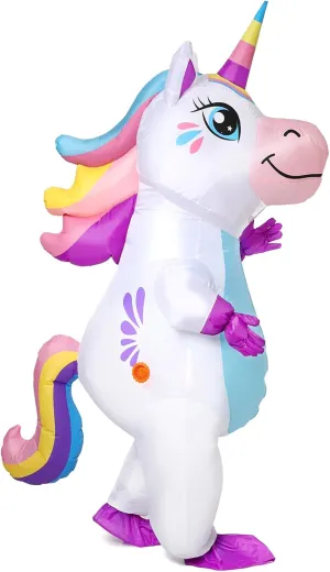 Gootus Inflatable Unicorn Costume for Adult - Funny Halloween Inflatable Costumes for Men Women, Blow Up Costume for Halloween Party Cosplay