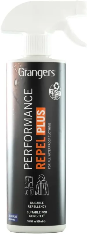 Grangers Performance Repel Plus Spray-on Waterproofing Treatment for Fabrics, 16.9 oz / 500ml