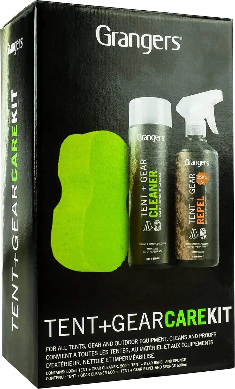 Grangers Tent   Gear Care Kit / Clean & Protect Tents & Boat Covers w/UV Protection