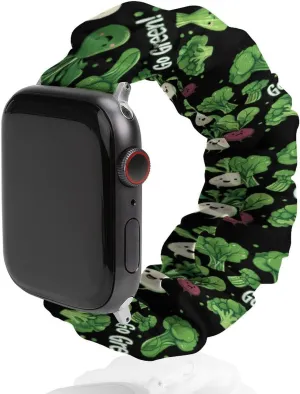 Green Vegetables Fashion Watch Strap Scrunchies Wristbands Compatible With IWatch Series