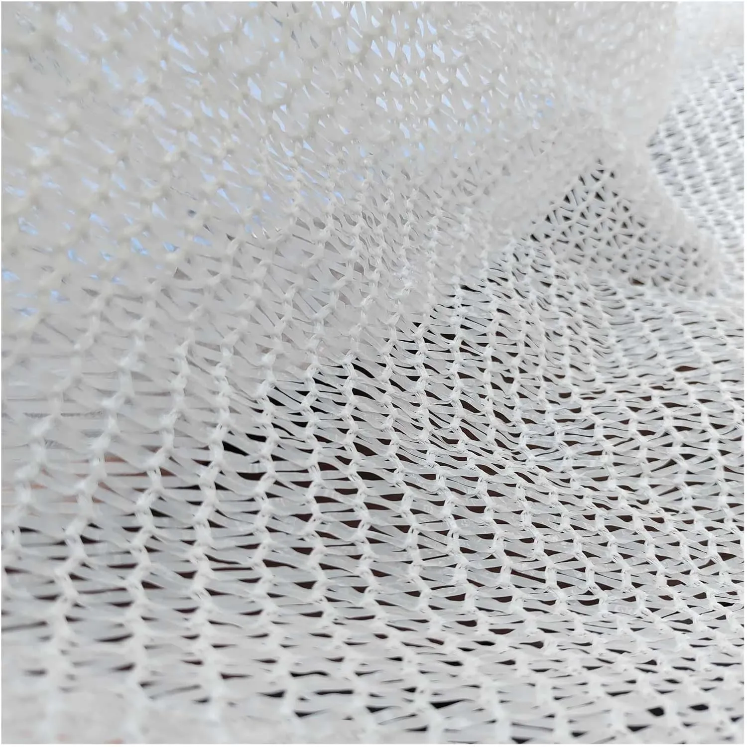 Greenhouse Cover 55% White Shade Cloth 3.3x6.6ft 3.3x10ft 6.6x10ft 10x10ft Quick Dry Ventilated Sun Shade Sail for Playground Outdoor Cafe Sun Shade(2x6.0m/6.6x19.7ft)