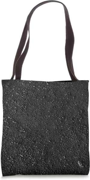 Grey Asphalt Road Tote Bag