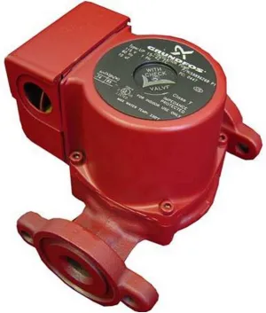 Grundfos 52722373 UP 100 Series 1-Speed Circulator Pump UP 43-75 F-215W, 115V