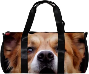 Gym Bag for Women,Small Gym Bag for Men,French Bulldog,Overnight Bag