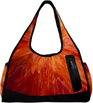 Gym Bag for Women,Small Gym Bag for Men,Visual Sun Sunlight,Overnight Bag