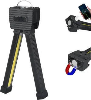 Gym Lamp for Posing,Portable Outdoor Lighting Fixtures,Power Bank Camping Light,Portable Magnet LED Flashlight with Hanging Hook,USB Rechargeable with 180 Degree Folding. (1 PCS)