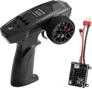 HAIBOXING 2.4GHz Radio Controller and Waterproof Receiver for 1/18 Scale RC Cars, HBX 2025 Upgrade Remote Control System, Compatible with HBX 18858 & 18859 RC Car Models(E970&E972)