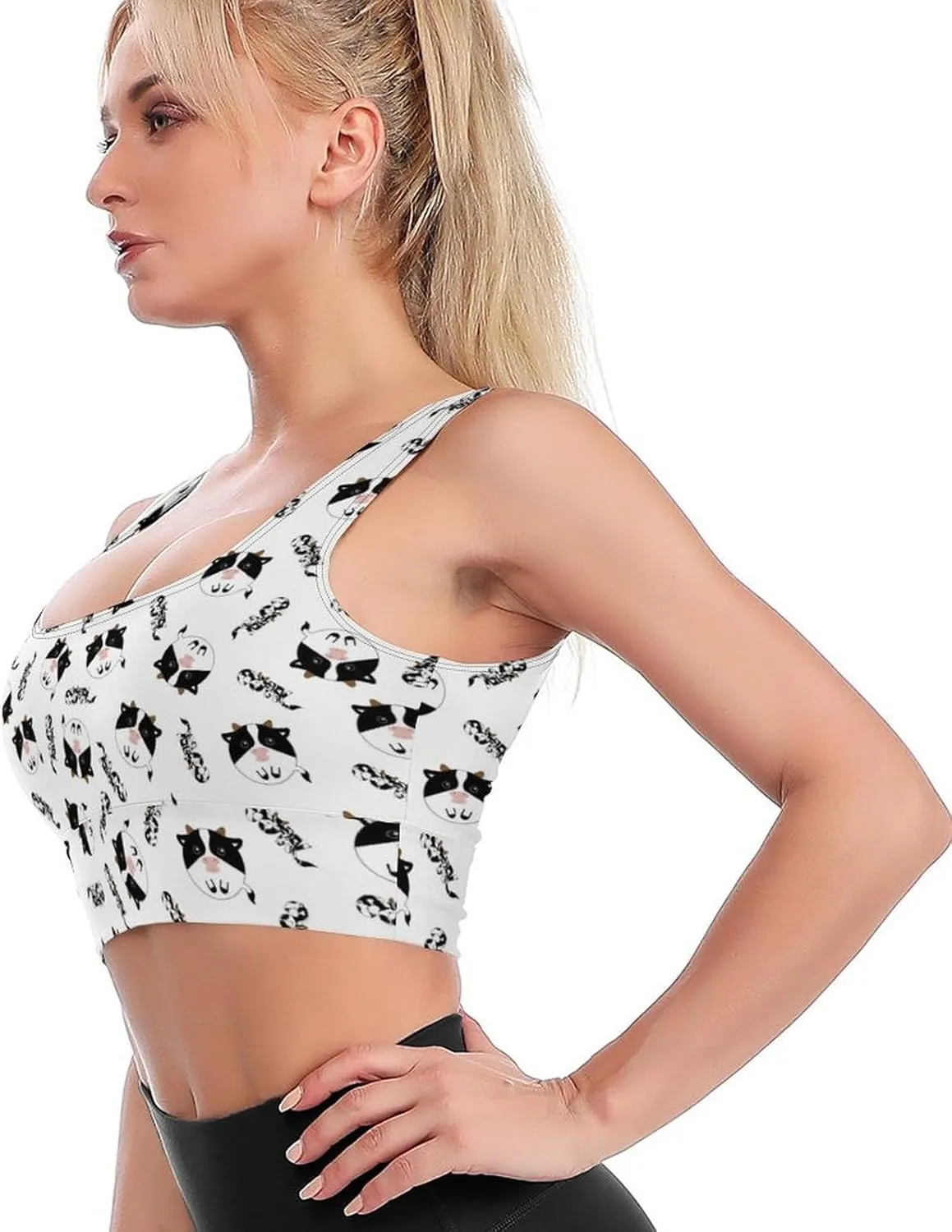 Halloween Bras for Women Workout Sports Bra No Underwire Yoga Bras Ladies Padded Sleeping Bra for Running Crop Tops