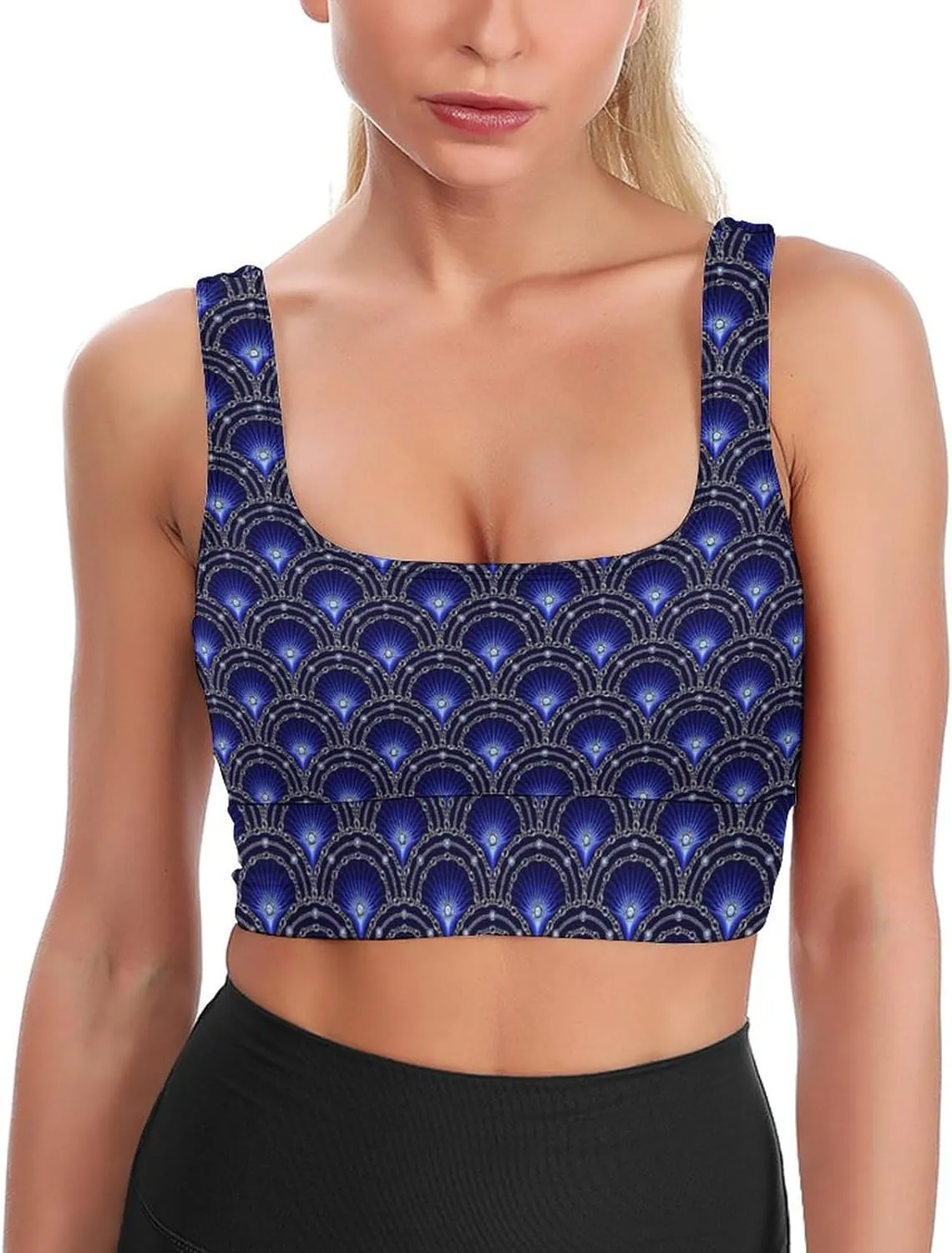 Halloween Bras for Women Workout Sports Bra No Underwire Yoga Bras Ladies Padded Sleeping Bra for Running Crop Tops