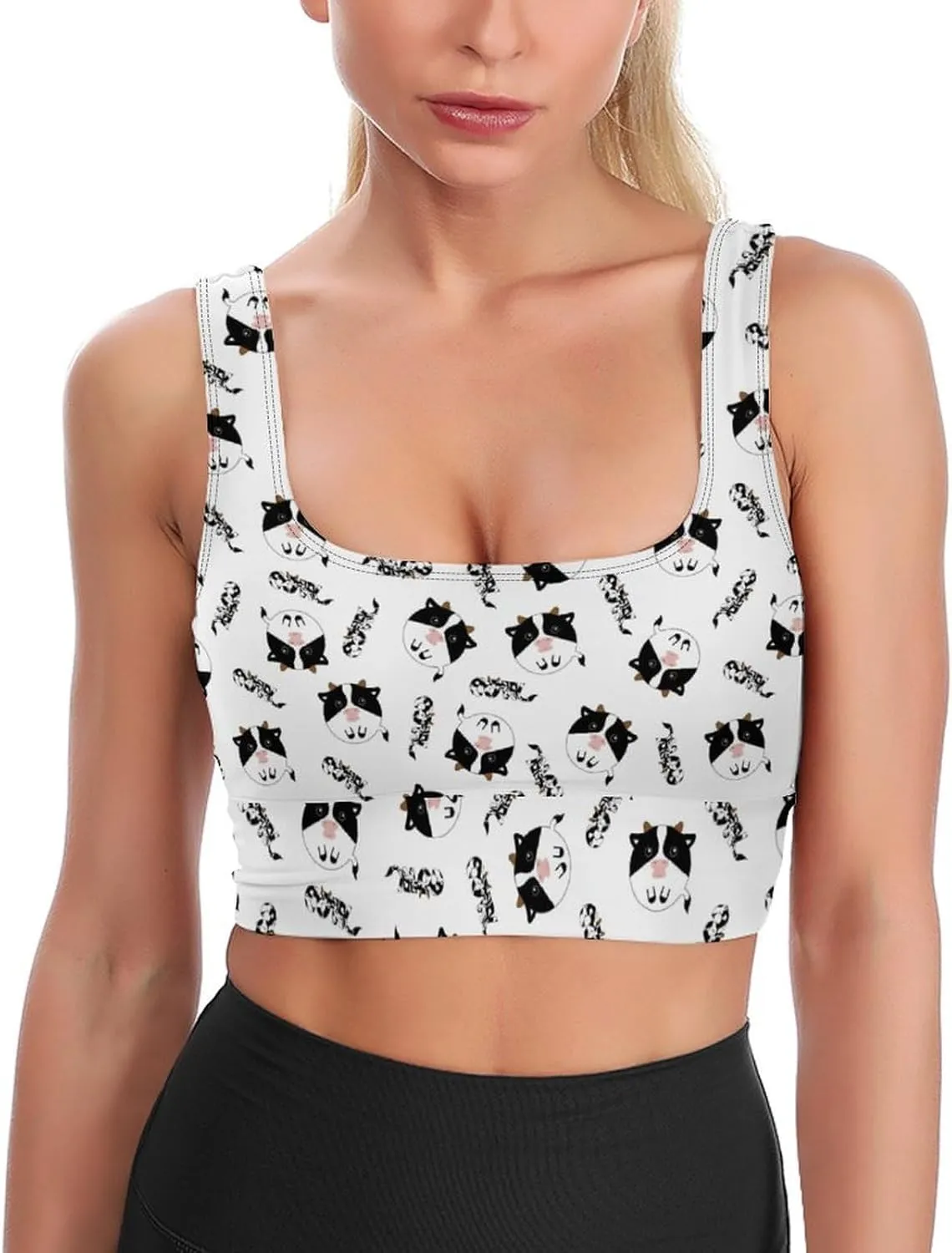 Halloween Bras for Women Workout Sports Bra No Underwire Yoga Bras Ladies Padded Sleeping Bra for Running Crop Tops