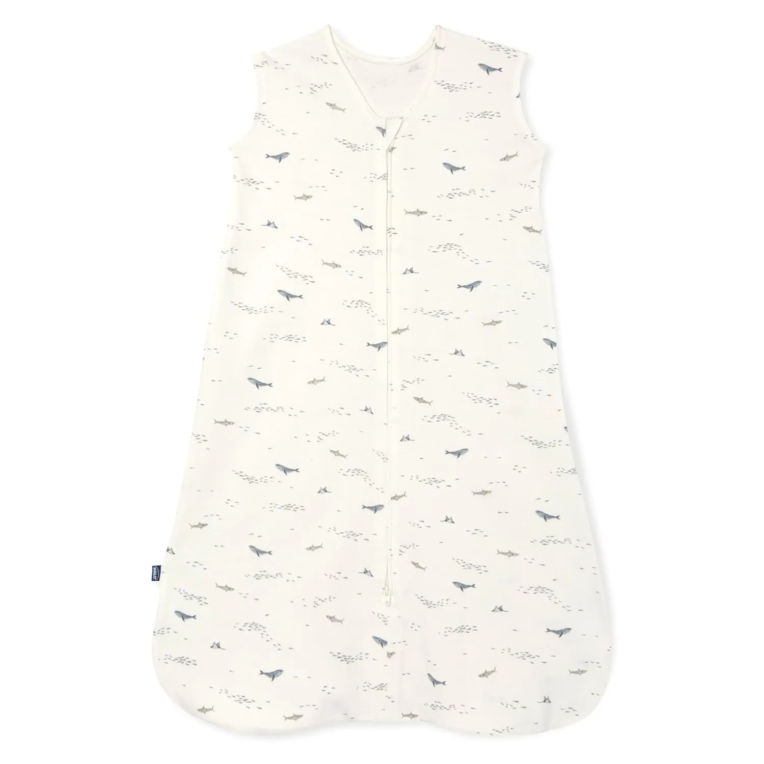 HALO SleepSack, 100% Cotton Wearable Blanket, Swaddle Transition Sleeping Bag, TOG 0.5, Ocean Life, Small, 0-6 Months