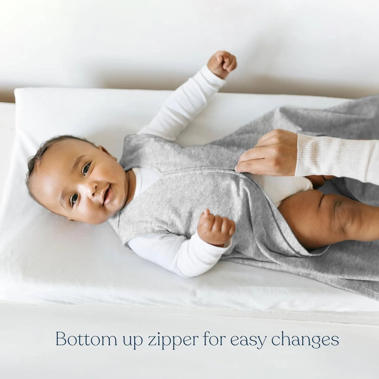 HALO SleepSack, 100% Cotton Wearable Blanket, Swaddle Transition Sleeping Bag, TOG 0.5, Ocean Life, Small, 0-6 Months