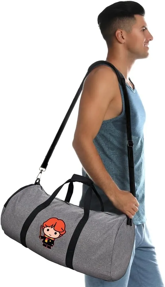 Harry Potter Ron Cute Chibi Character Lightweight Duffel Bag for Sports and Gym Packable for Travel