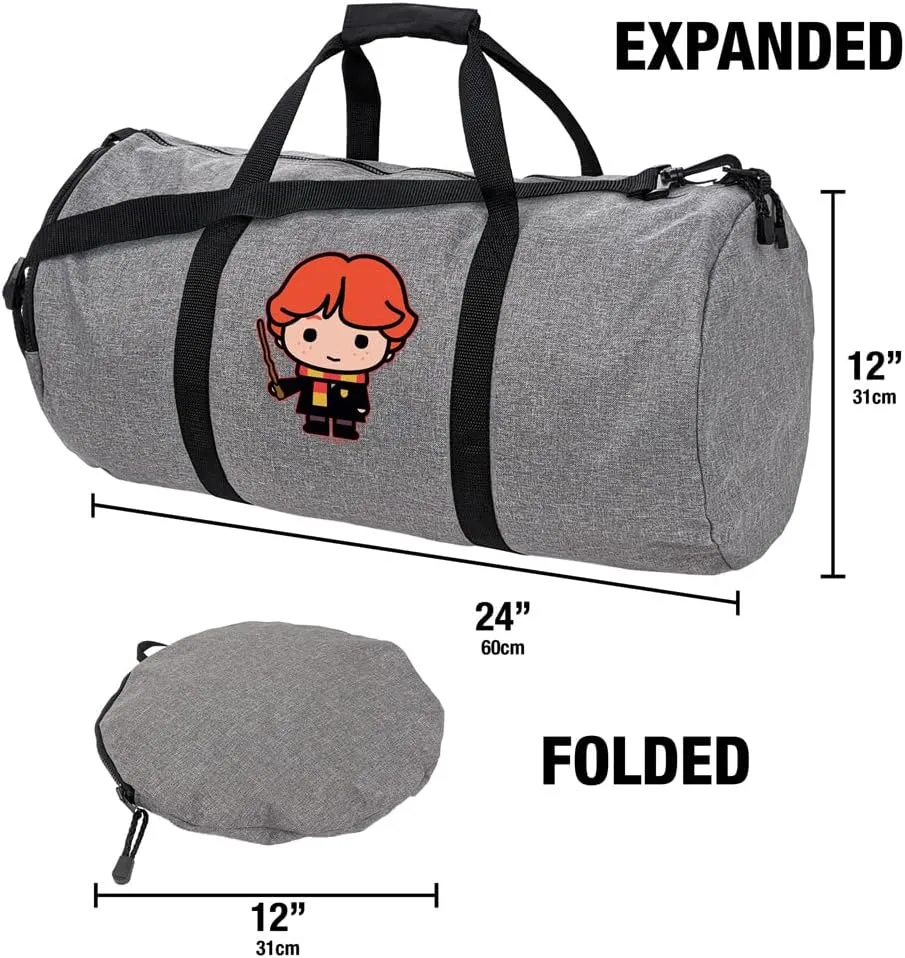 Harry Potter Ron Cute Chibi Character Lightweight Duffel Bag for Sports and Gym Packable for Travel