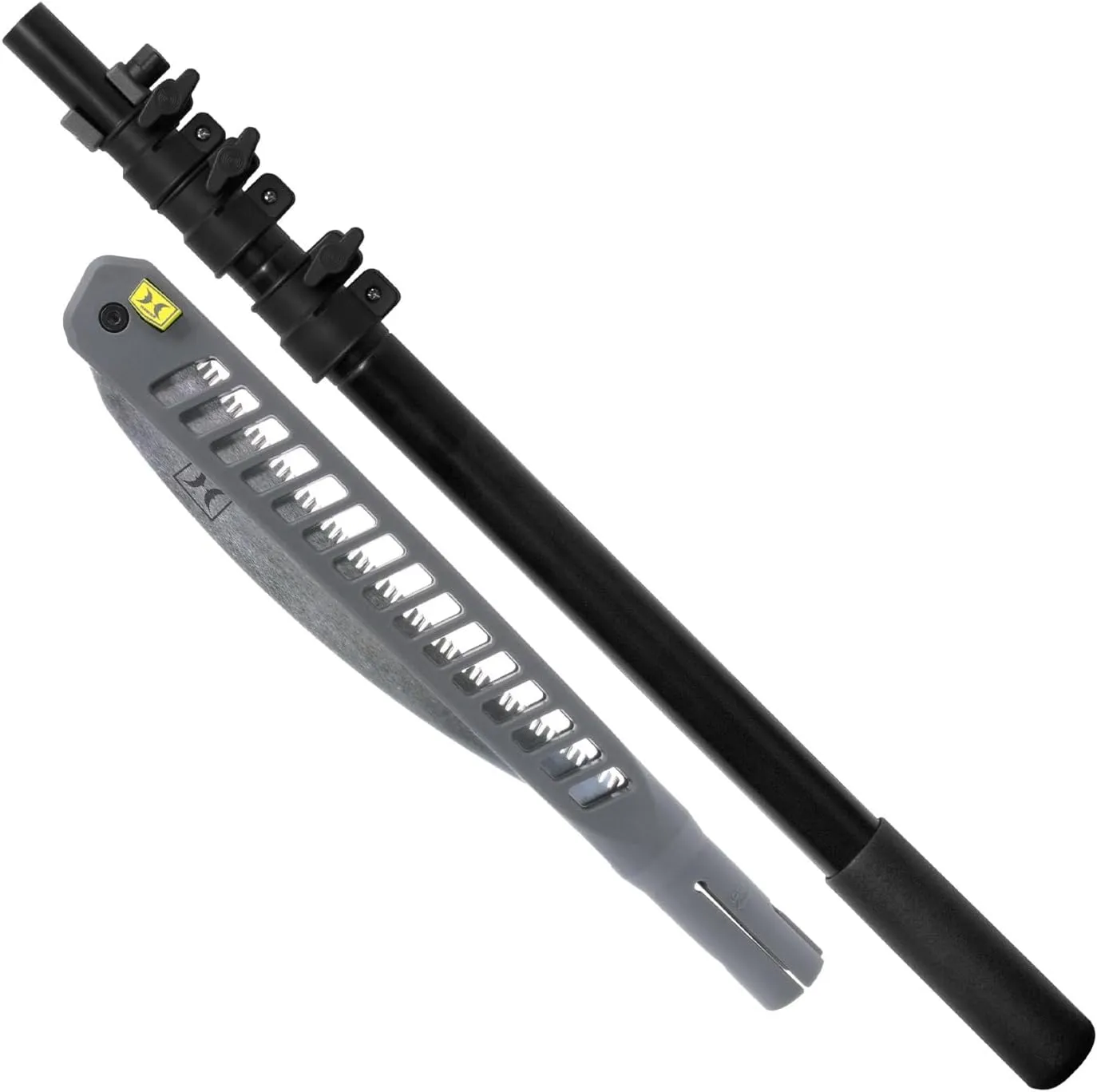 Hawk Ranger 8ft Pole Saw with 11" High Carbon Steel SK5 Blade & Lightweight Aluminum Pole | Extendable Rugged Corrosion-Resistant Folding Hand Saw for Tree Trimming
