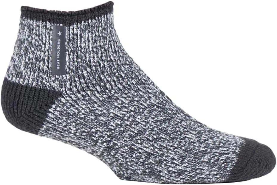 HEAT HOLDERS Mens Luxury Cozy Soft Fleece Lined Fluffy Bed Socks for Sleep