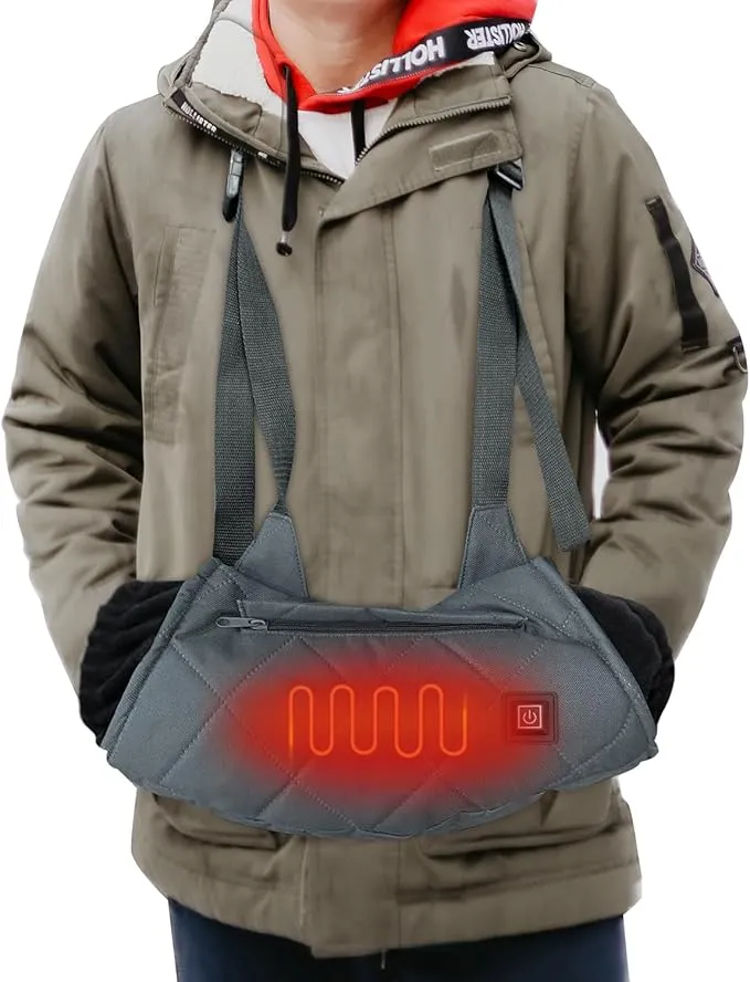 Heated Hand Muff, Electric Heating Hand Warmer Pouch, Suitable for Outdoor Hunting, Sports, Photography, Golf, Hike, Football, Snow Camping in Cold Winter Keep Warmth