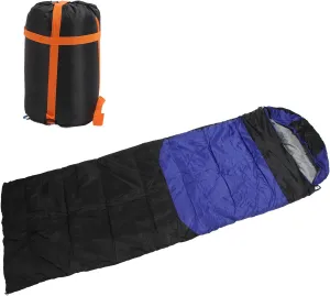 Heated Sleeping Bag Lightweight Breathable 3 Temp Gears Warm Bag USB Powered Heating Sleeping Bag for Outdoor Camping Hiking Blue