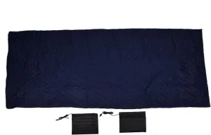 Heated Sleeping Bag Liner, Outdoor Sleeping Bag USB Heating Zipper Closure Warm Sleeping Bag Polyester Cold Weather Camping Sleeping Bag