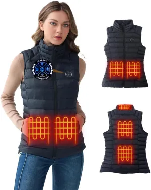 Heated Vest Women, Lightweight Electric Heating Jacket, (𝐁𝐚𝐭𝐭𝐞𝐫𝐲 𝐏𝐚𝐜𝐤 𝐧𝐨𝐭 𝐈𝐧𝐜𝐥𝐮𝐝𝐞𝐝)