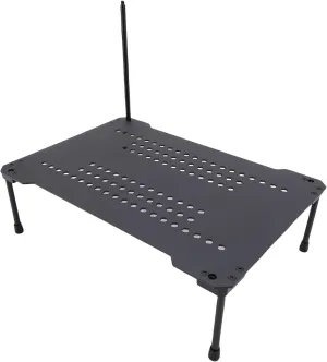 Height Adjustable Camping Table Fit for IGT Carbon Steel Aluminum Folding Portable Small Picnic Table for Outdoor BBQ Fishing Hiking