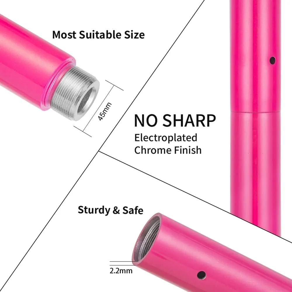 Height Adjustable Permanent Dance Pole with Fixed Plate Enhanced Safety and Stability for Home Dancing
