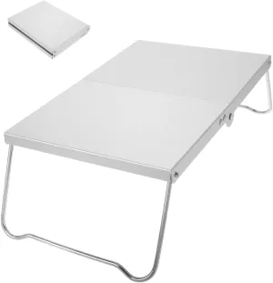 Hemoton Mini Folding Camping Table Portable Side Table for Outdoor Activities Heat Resistant Design for Picnics Beach Trips and Tool Assembly