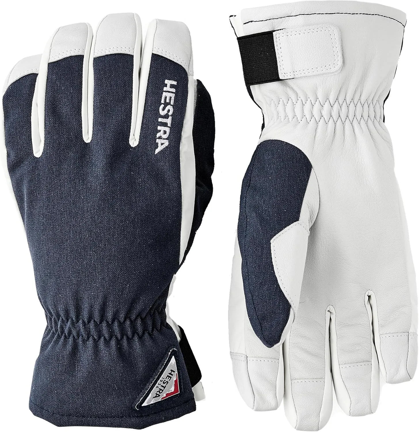 Hestra Unisex Power Short 5-Finger Glove, Waterproof, Windproof Alpine Skiing Gloves for Men & Women