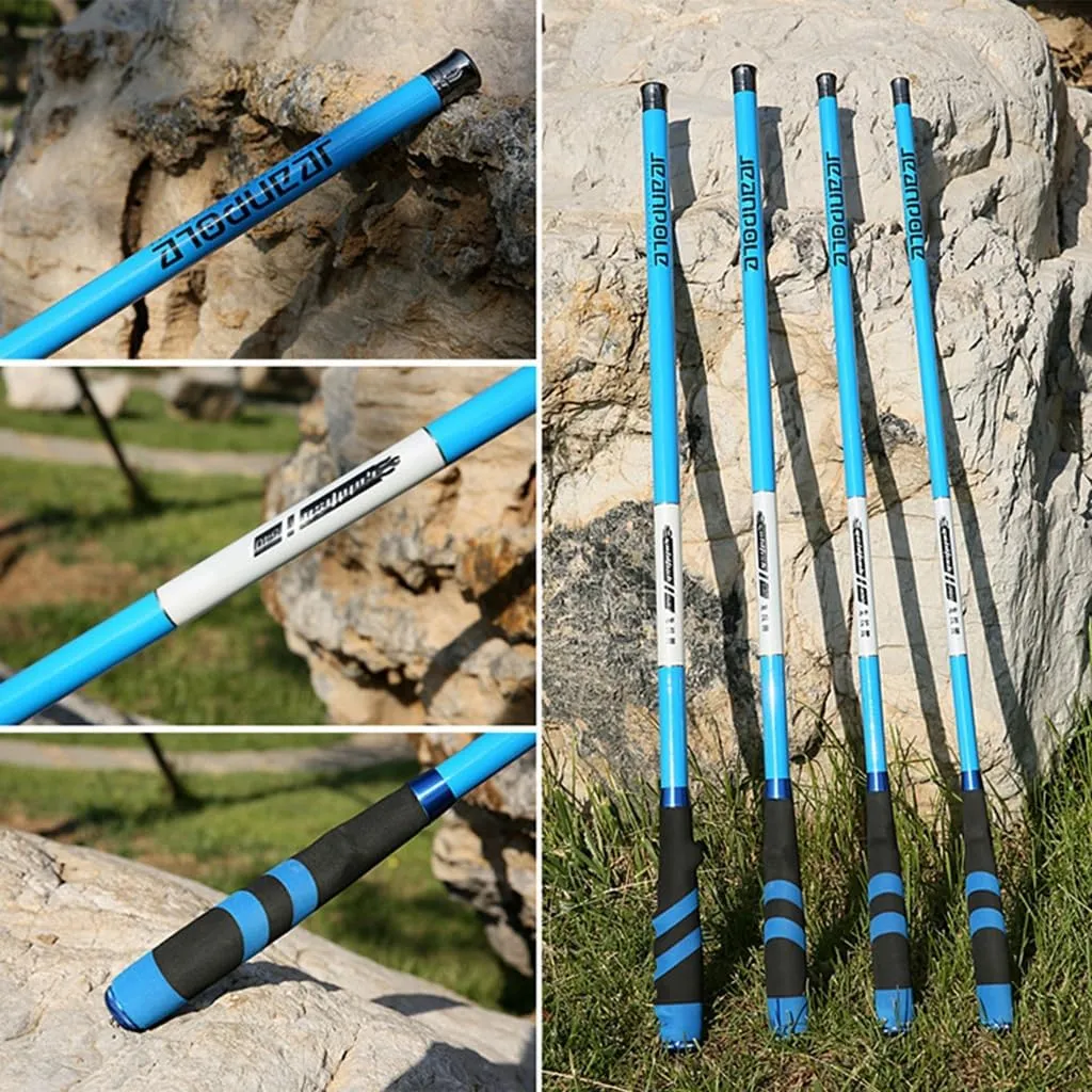 High Carbon Fishing Poles 3.6m/12FT 4.5m/15FT 5.4m/18FT 6.3m/21FT Hand Pole Fishing Rod Ultra Hard Super Light Telescopic Rod Stick (Size : 5.4m/18FT)