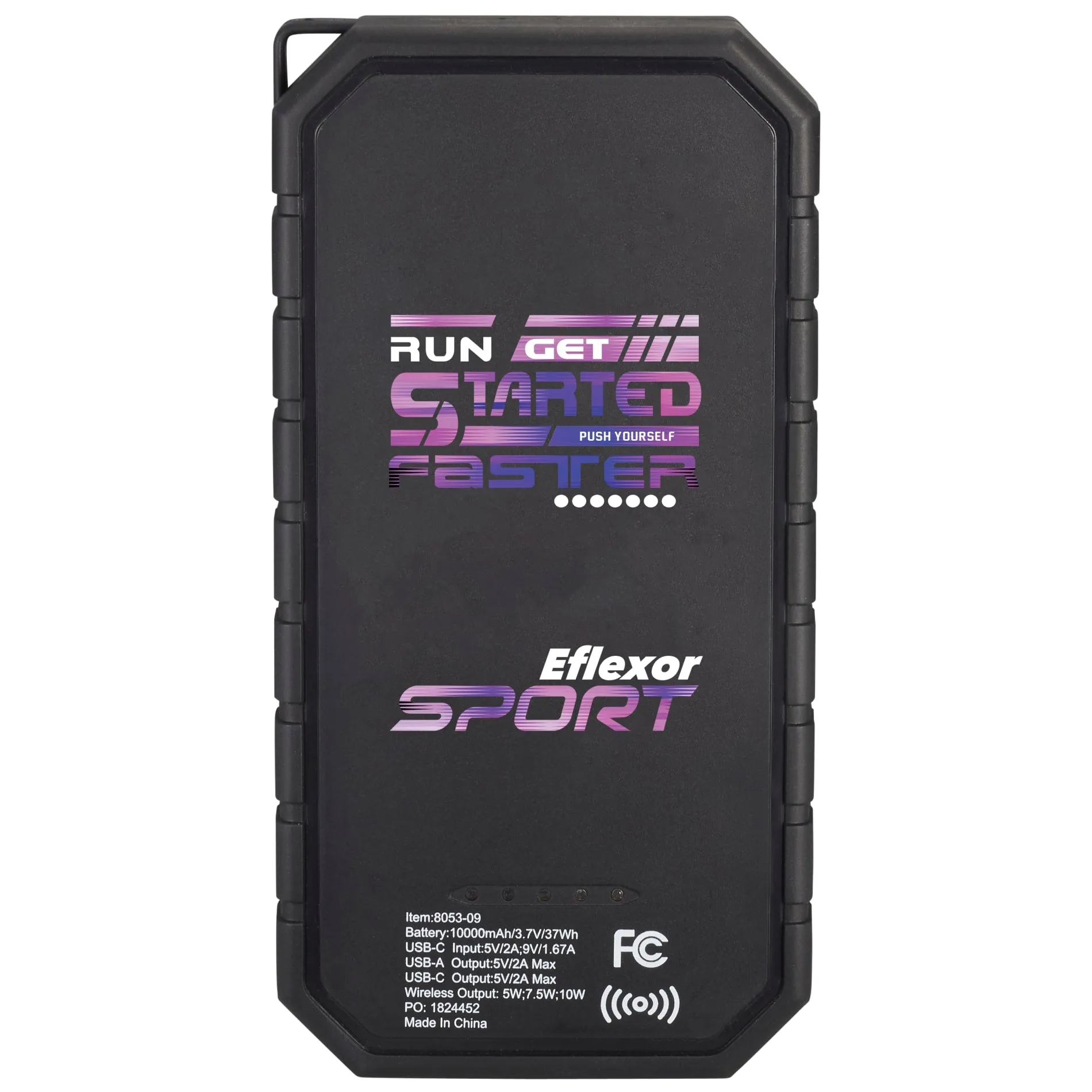 High Sierra® IPX 5 Solar Fast Wireless Power Bank