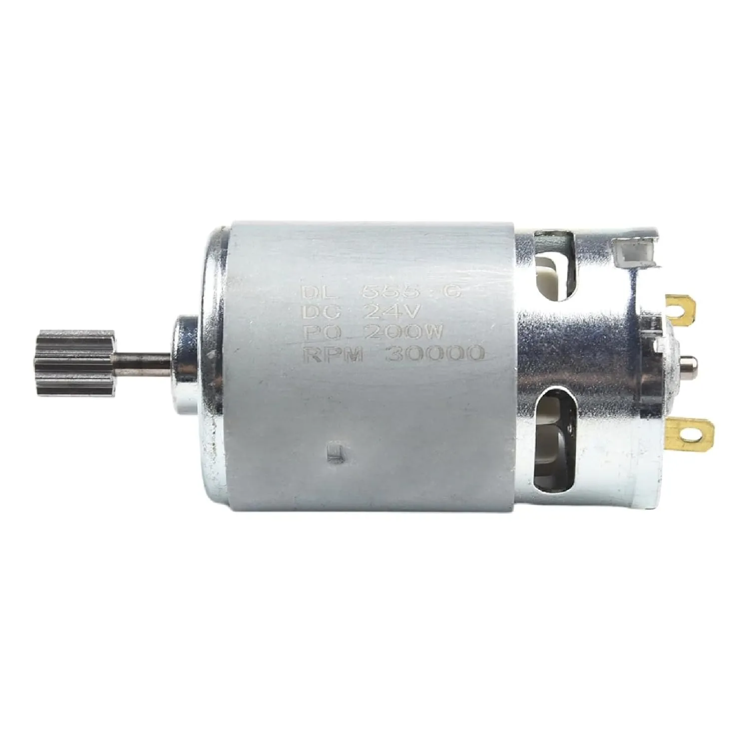 High Speed 24V 555 Children's Electric Car Toy Motor DL 555-C High Power Gearmotor for Automation and Solar Applications (555_24V_18000_9T)