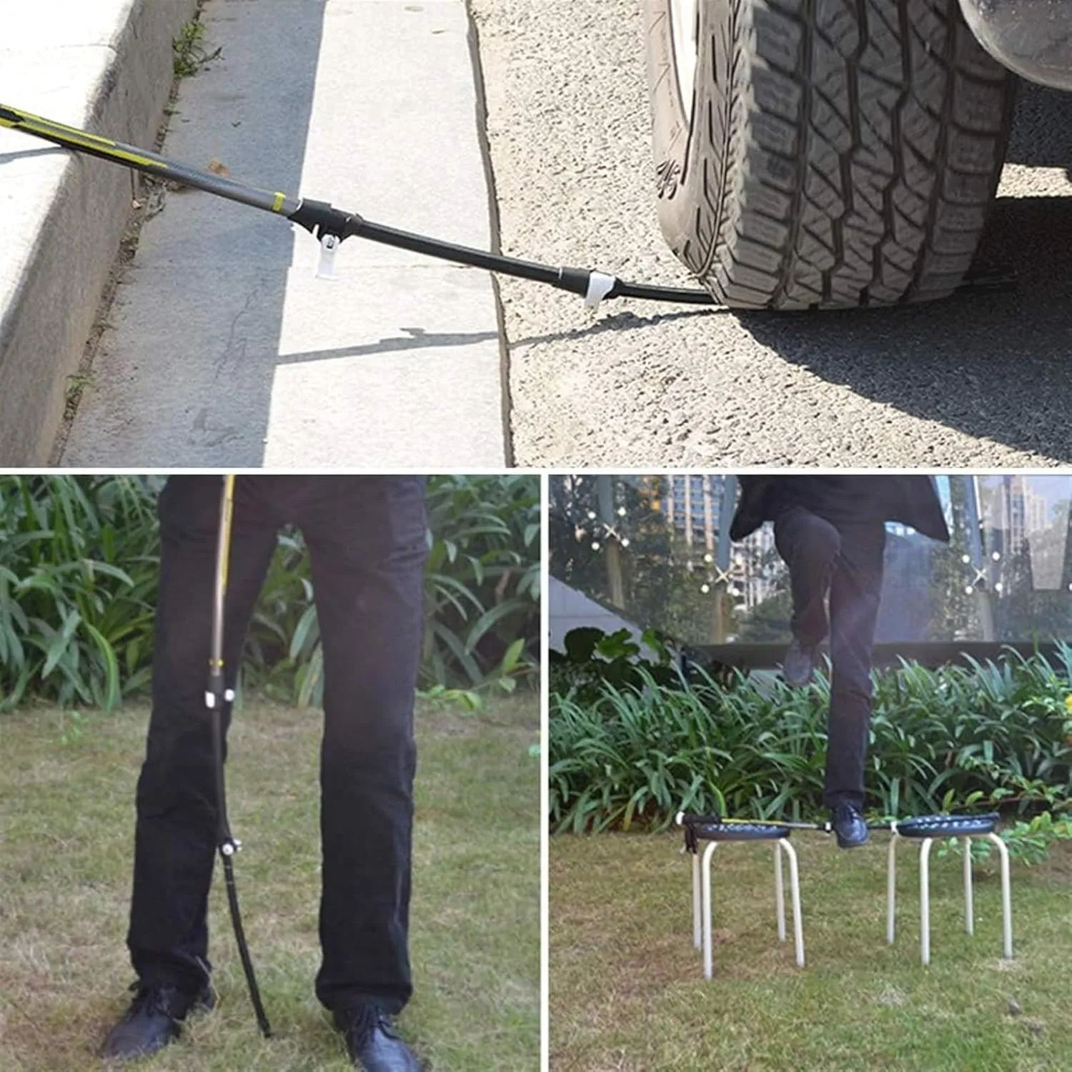 Hiking Trekking Poles Adjustable Hiking Walking Sticks Strong Lightweight Aluminum Trekking Poles with EVA Foam Grip Hiking Sticks for Trekking(Blue)