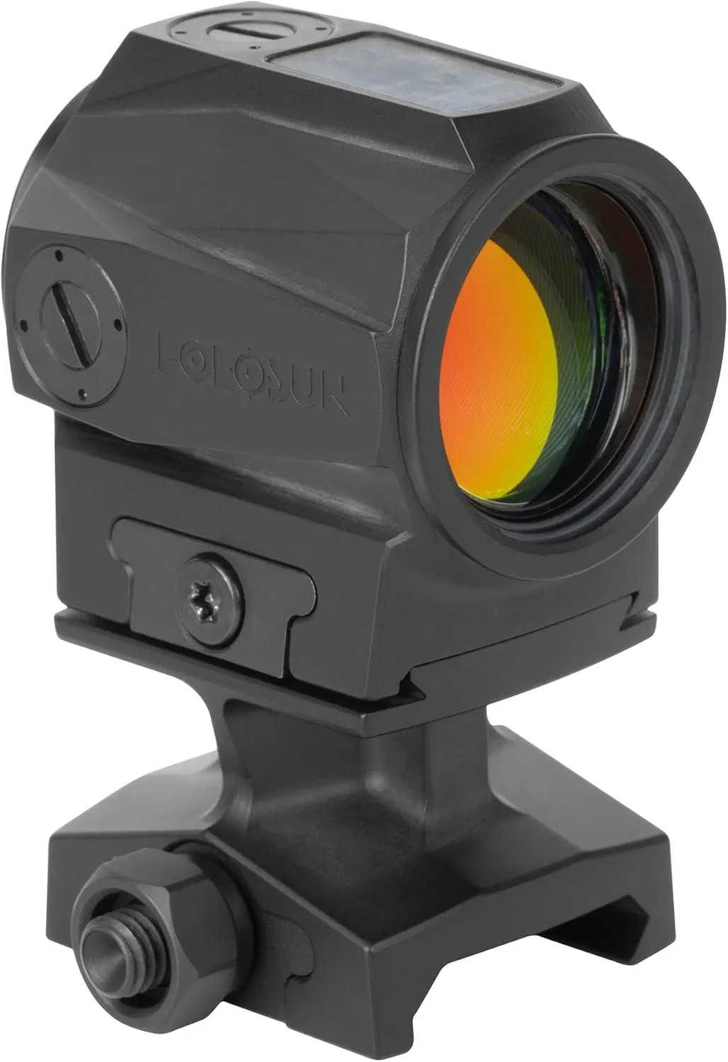 HOLOSUN SCRS Multi-Reticle 2 MOA Dot & 65 MOA Circle Ultra Compact Solar Charging Rifle Sight - Shake Awake Solar Failsafe Aluminum Sight for Long Guns with Auto Adjusting & Manual Brightness Control