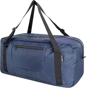 HOLYLUCK Foldable Travel Duffel Bag For Women & Men Luggage Great for Gym -55L, Navy Blue