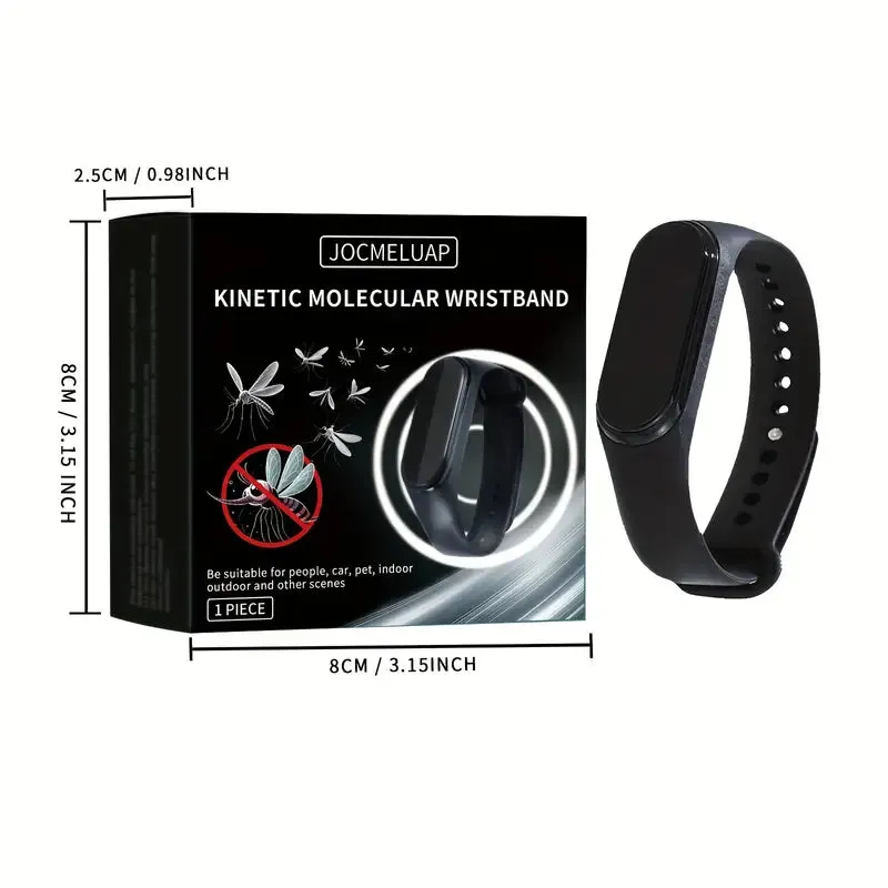 Home Mosquito Repellent Wristband, Insect Repellent, Women'S Mosquito Repellent Bracelet, Outdoor Men'S Mosquito Repellent Watch, Summer Mosquito Control, Unisex, Comfortable to Wear, 1pc