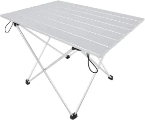 Horoper Portable Folding Table, Compact Aluminum Camping Table, Camping Desk BBQ Table, Folding Picnic Table, Aluminum Alloy Table Foldable Desk Table Outdoor Camping (L)