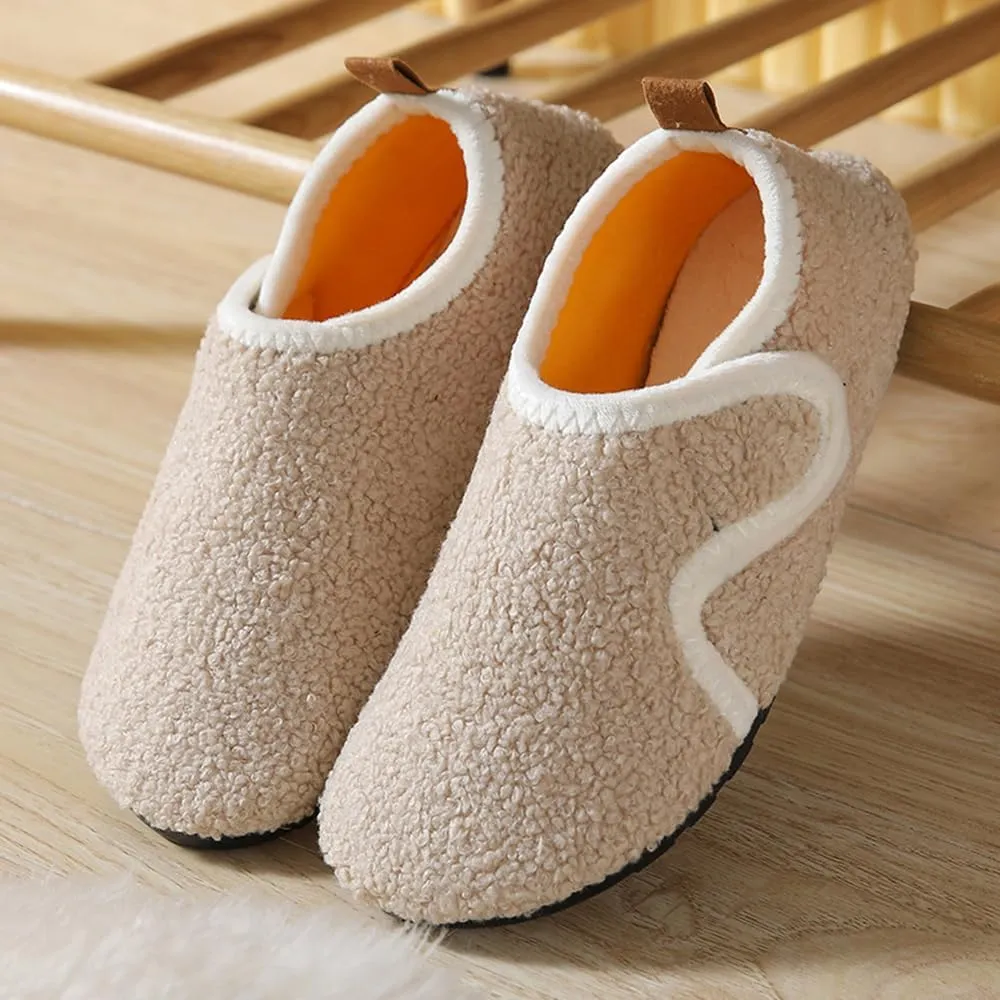 House Slippers for Women Men Warm Lightweight Fuzzy Soft Slipper Socks Non-slip Barefoot Slippers for Indoor Outdoor Home Bedroom