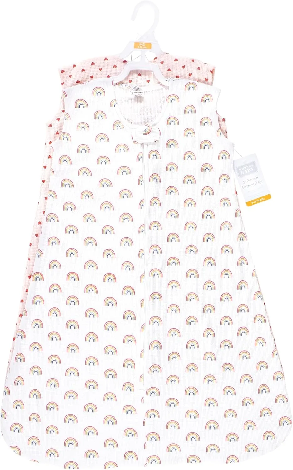 Hudson Baby Unisex Baby Thermal Sleeveless Sleeping Bag 2pk