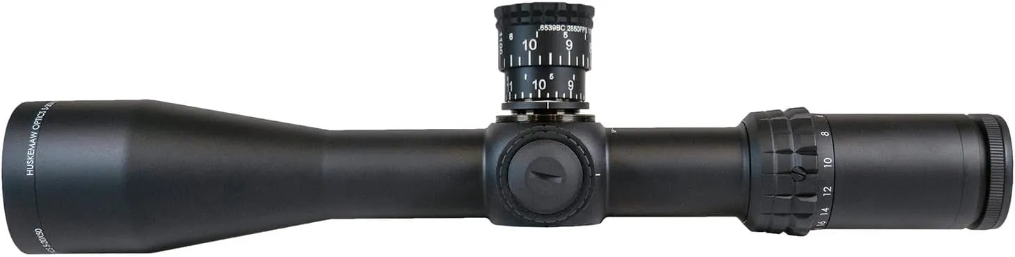 Huskemaw Tactical Hunter Long Range Second Focal Plane Fogproof Shockproof Waterproof 34mm Tube Diameter 5-20x50 Scope with HuntSmart Reticle