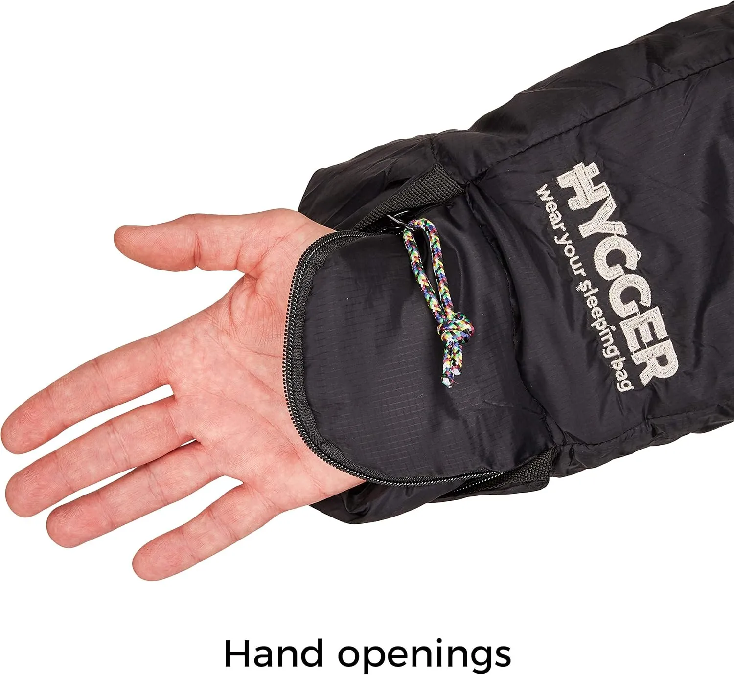 hygger – Original Sleeping Bag with Arms and Legs, 3M Thinsulate Filling Makes it Warm, Lightweight & Small in Pack Size