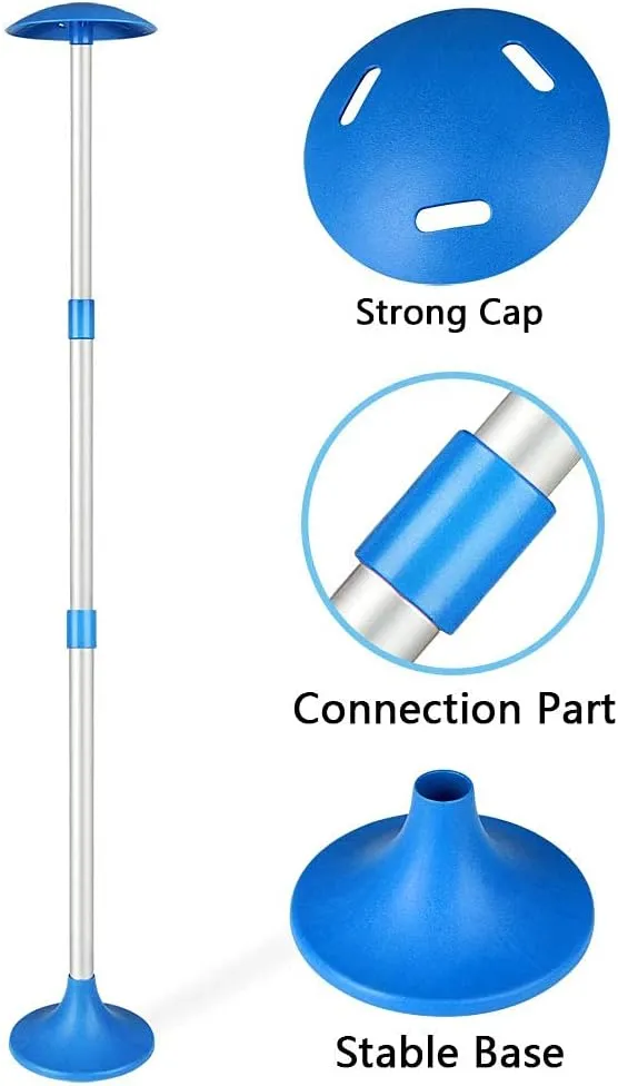 iCOVER Boat Cover Support Pole-Height Adjustable Aluminum Telescoping Pole and Webbing Strap Prevent Water from Sagging